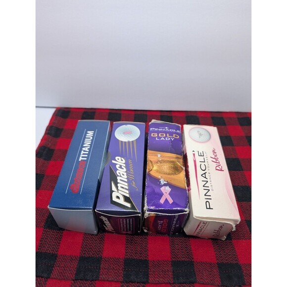 Mixed Lot Pinnacle & Ativa Women’s Golf Balls – 4 Sleeves (12 Balls) Pink Ribbon - Picture 5 of 7